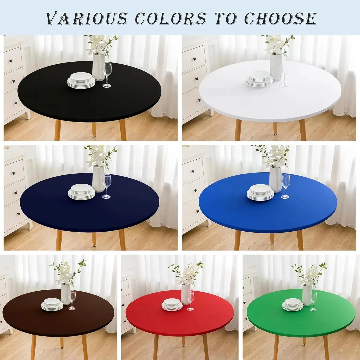 Nappe Table Mange Debout Extensible SPANDECOR Housse de France