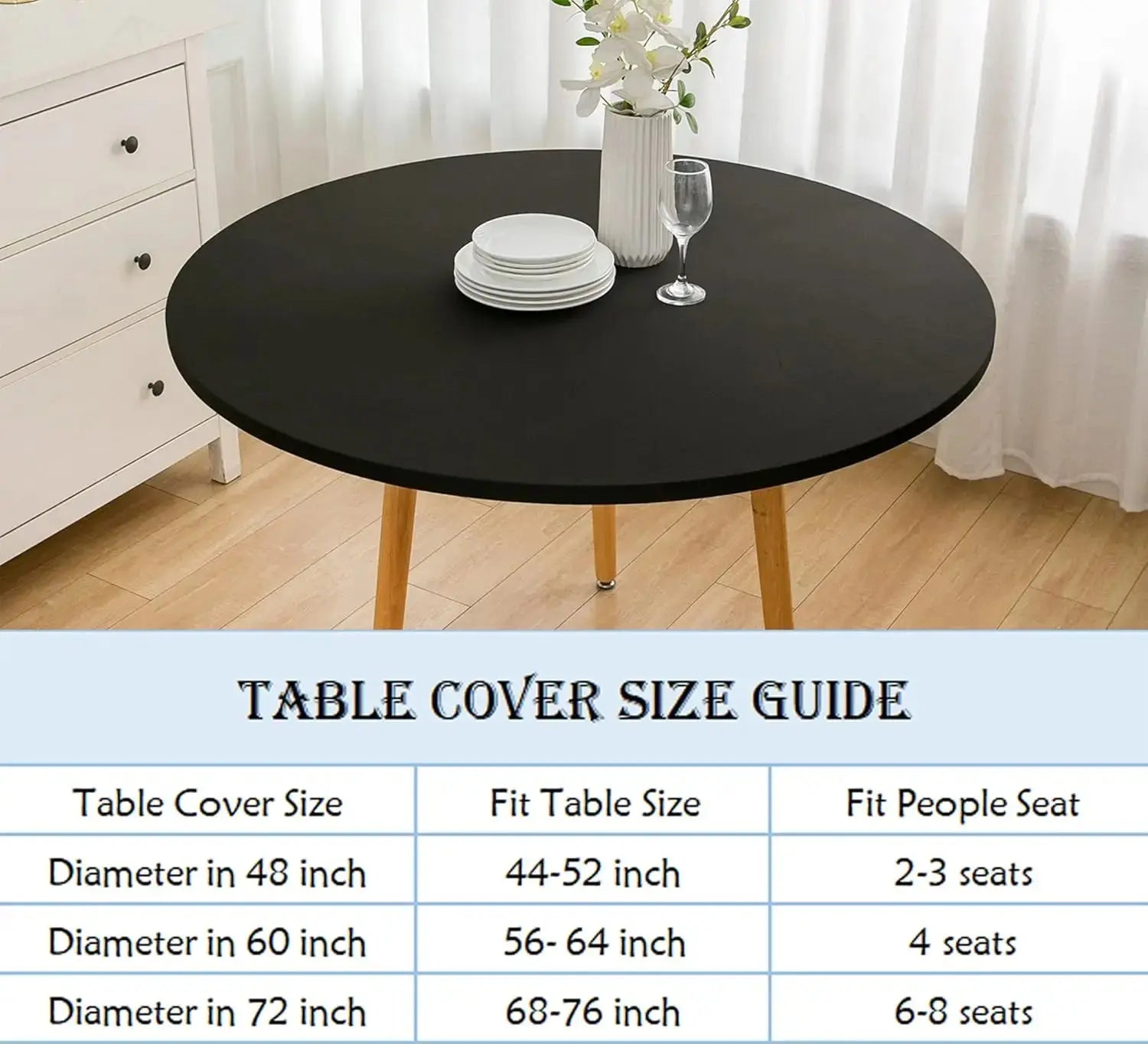 Nappe Table Mange Debout Extensible SPANDRO Housse de France