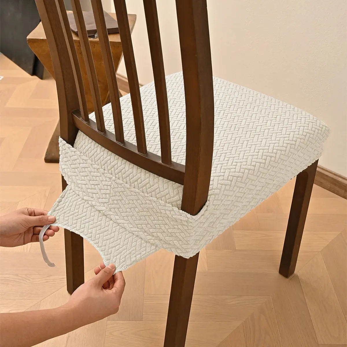 Housse assise chaise jacquard LIVENO