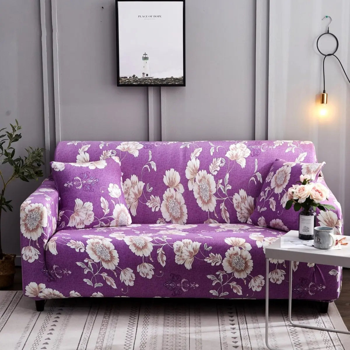 PILLCOV - Housse de coussin extensible imprimée Housse De France