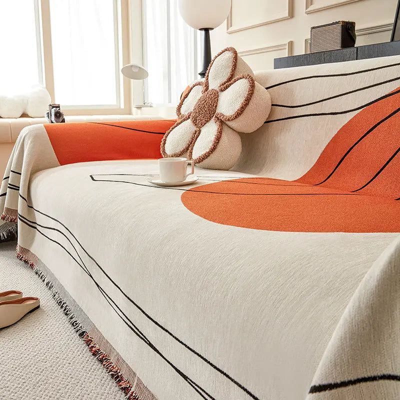 Plaid Canapé Antidérapant SUNKOSY Yb Sunset Afterglow-180x380cm