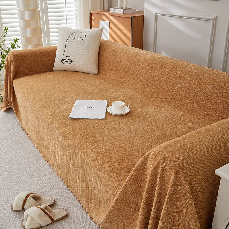 Plaid Canapé Antitache ERENIX Brown-180×280cm