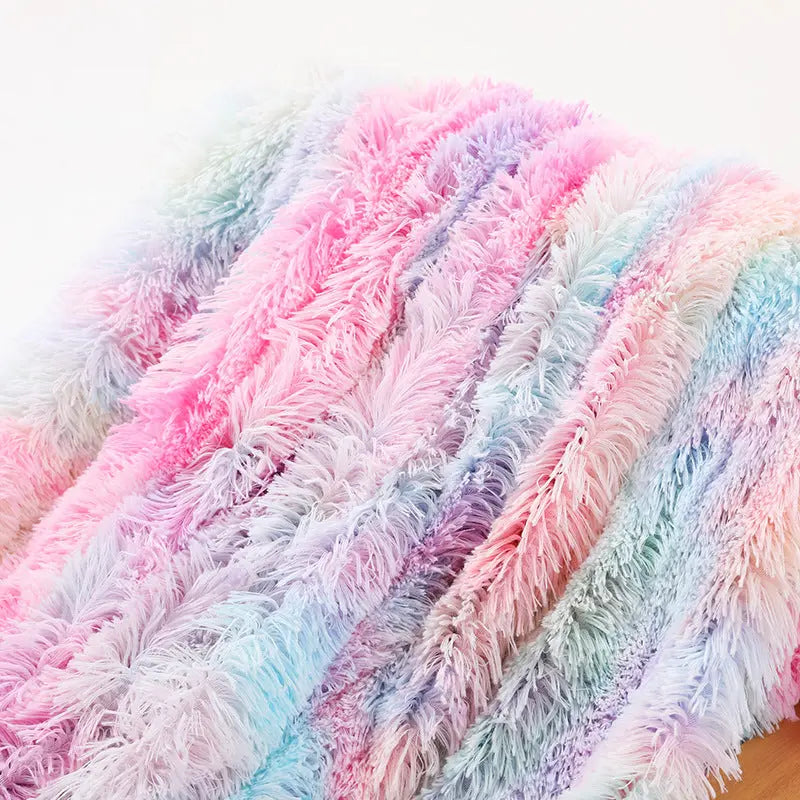 Plaid Canapé Douillet COCON Light rainbow-80x120cm