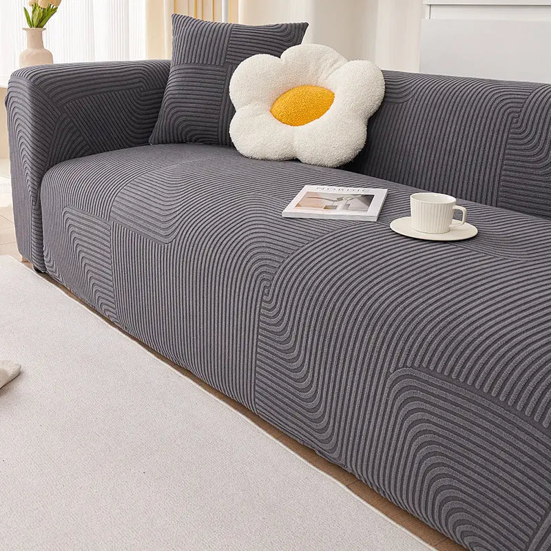 Plaid Canapé Velours SOFANOVA Cloud Stream Dark Gray-235to300cm
