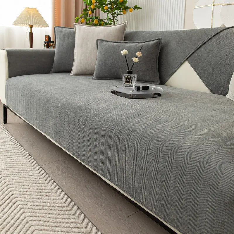 Plaid Canapé Chenille Moderne **VELUNA**