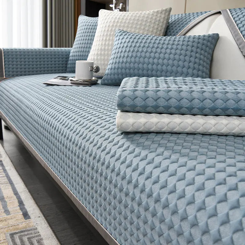 Plaid Canapé Confortable SOFELI Blue-90 × 180
