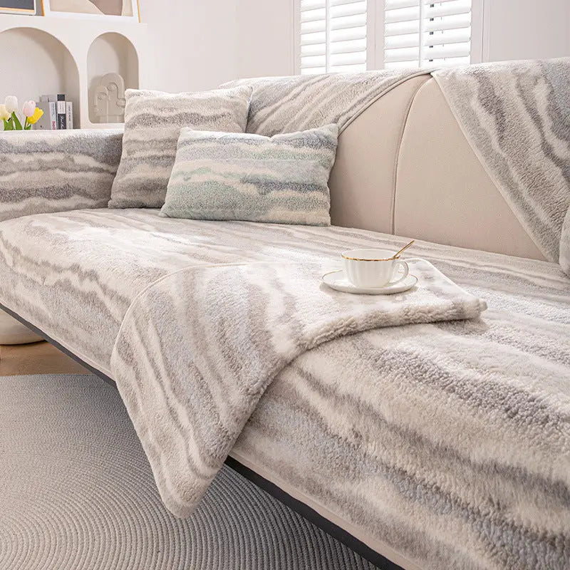 Plaid Canapé Doux FranceVogue Silk Mist Brown-90X160