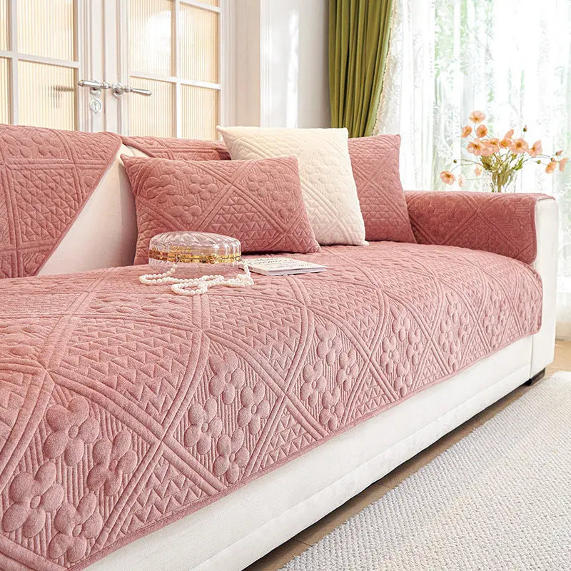 Plaid Canapé Luxe Antidérapant Luxin Pink-90X210cm