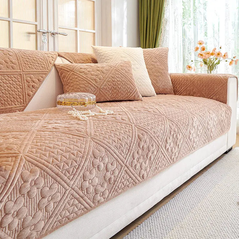 Plaid Canapé Luxe Antidérapant Luxin Light Coffee-90X160cm