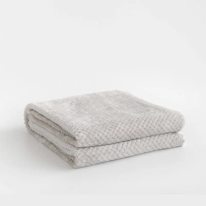 Plaid Canapé Luxe COCON Small warm gray