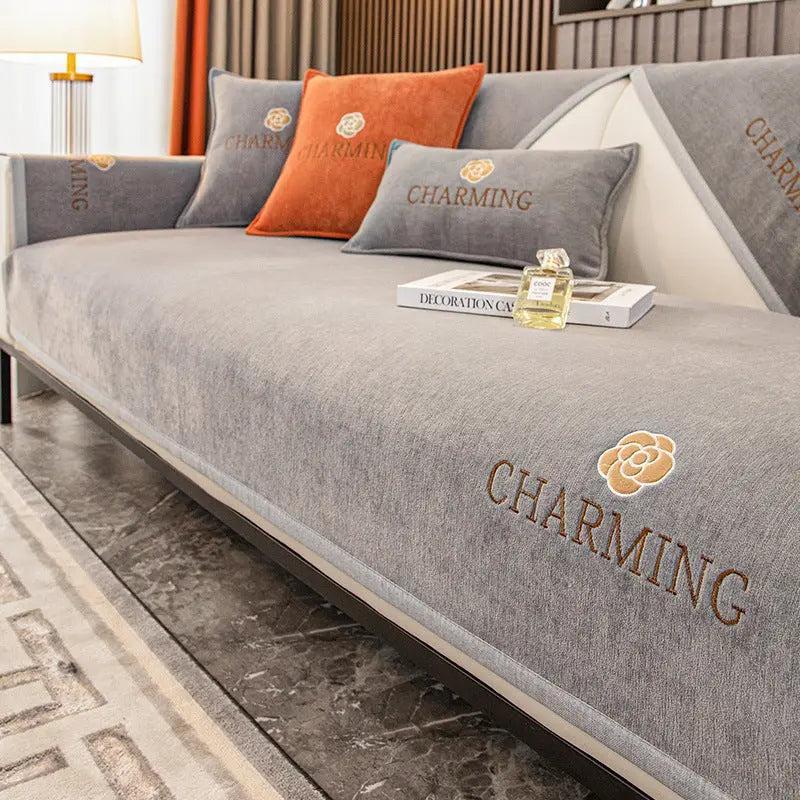 Plaid Canapé Moderne AILON Grey-70x120
