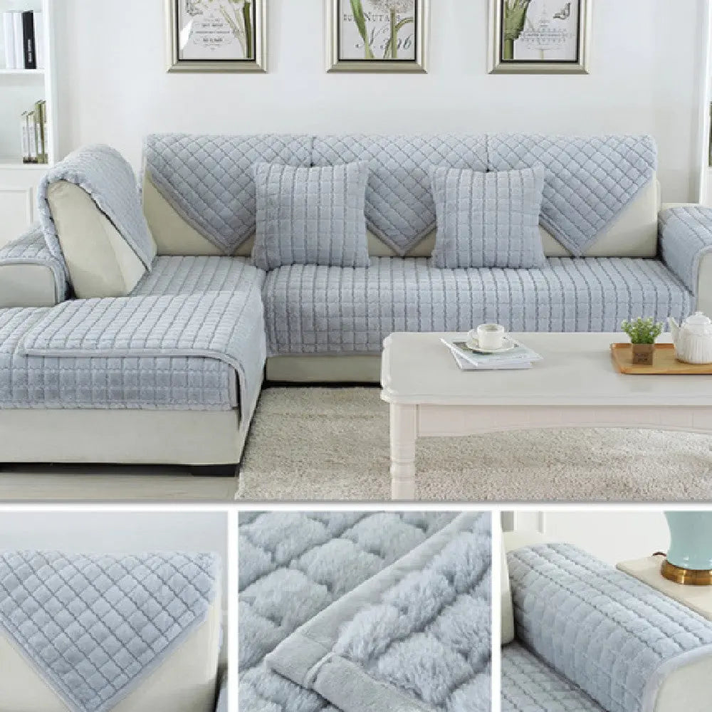 Plaid Canapé Moderne MOOTEX Blue gray-120X180cm