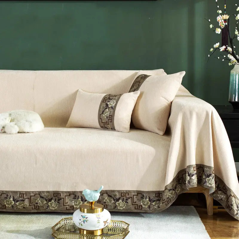 Plaid Canapé Universel DRUNKFLR Beige-Double 180x230