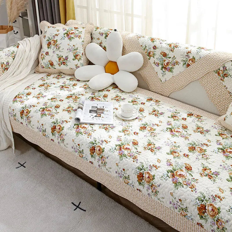 Plaid Canapé Universel MONICA Elegant Small Flower-70x150cm