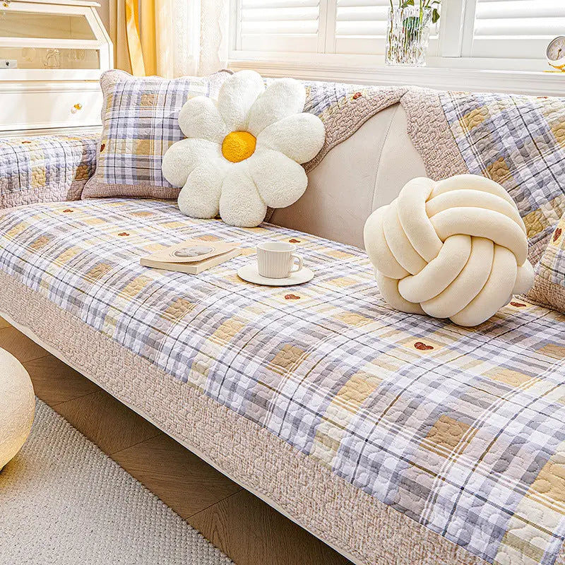 Plaid Canapé Universel MONICA Love Grid-70x210cm