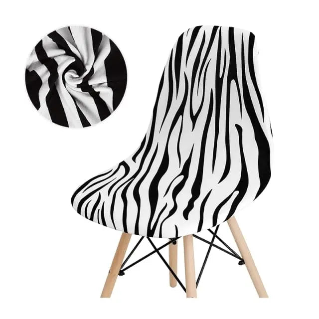 SCANBLACK - Housse de chaise scandinave imprimé - Housse De France