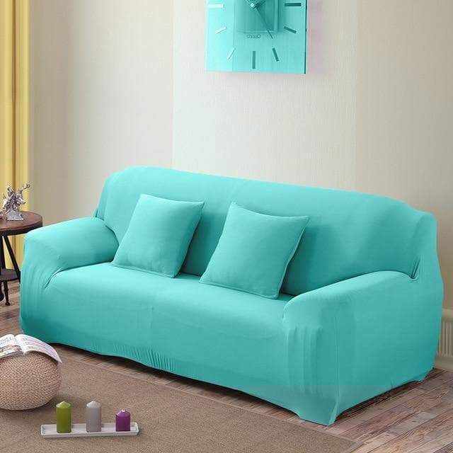Housse canapé extensible SLIM beige - s'adapte à toutes les tailles de canapé