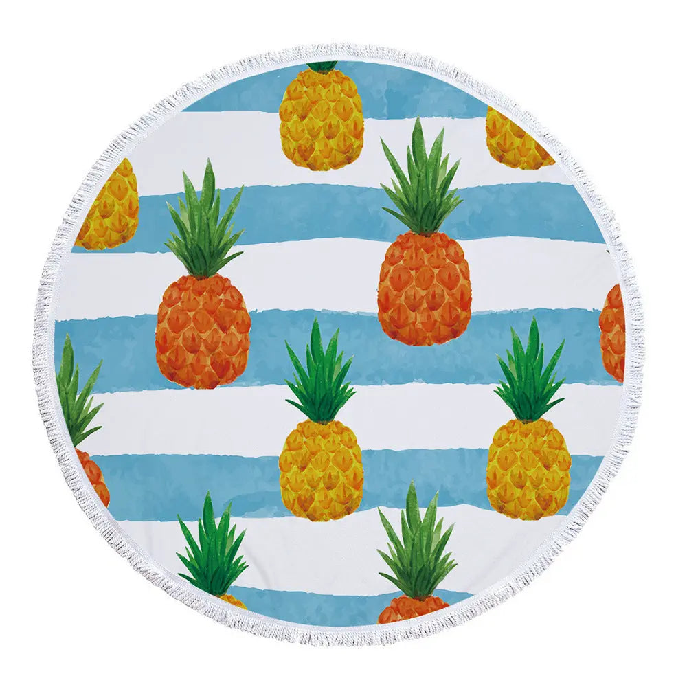 Serviette De Plage Ronde ZEFIRO D-300g Polyester material