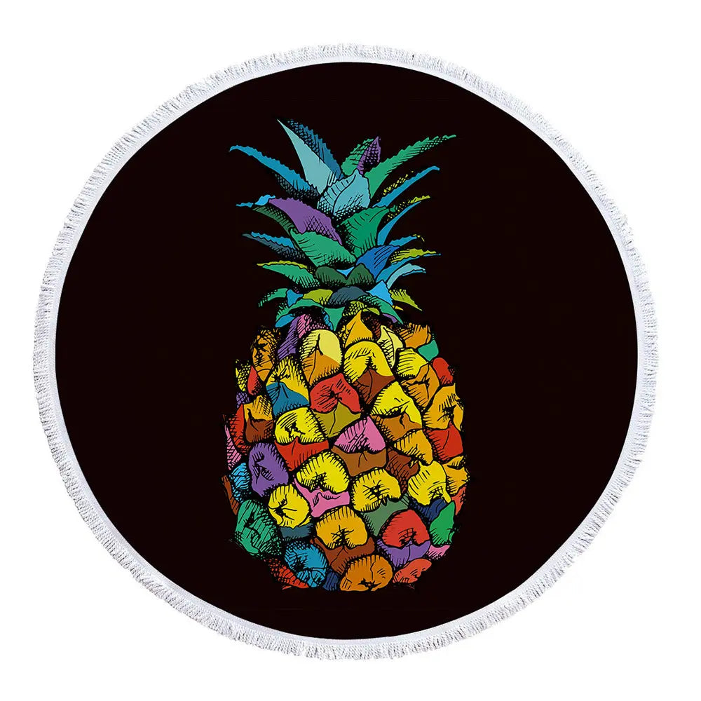 Serviette De Plage Ronde ZEFIRO G-300g Polyester material
