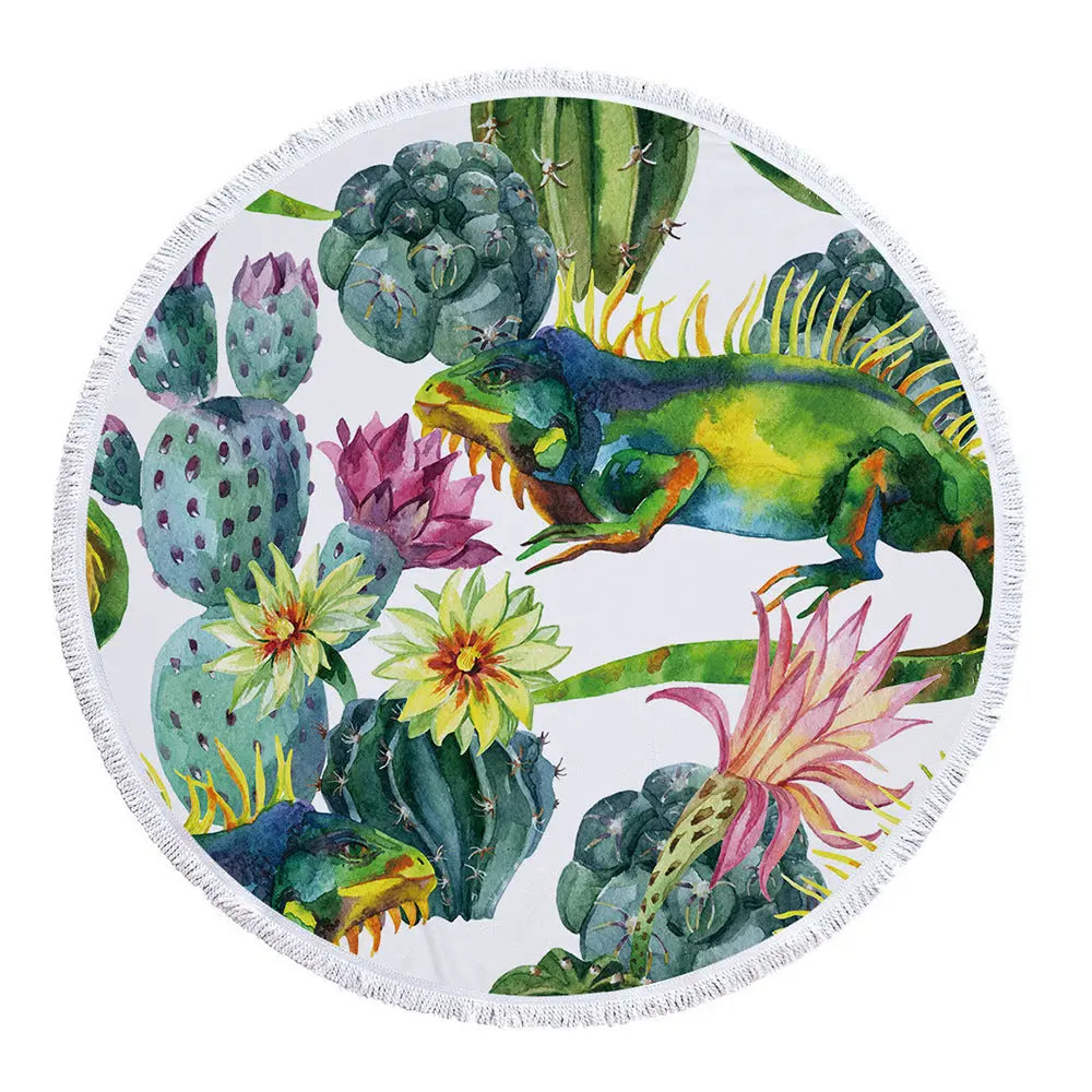 Serviette De Plage Ronde ZEFIRO F-540g Towel