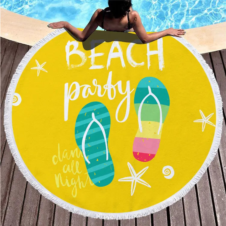Serviette Plage Imprimée VELSY 3 style-150 x 150cm