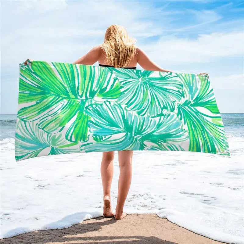 Serviette Plage Microfibre BLOSSOM R-150x75cm