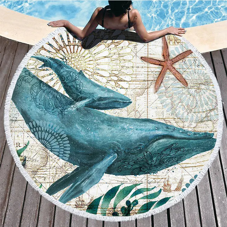 Serviette Plage Polyester FANARA B-200g per square diameter 150cm