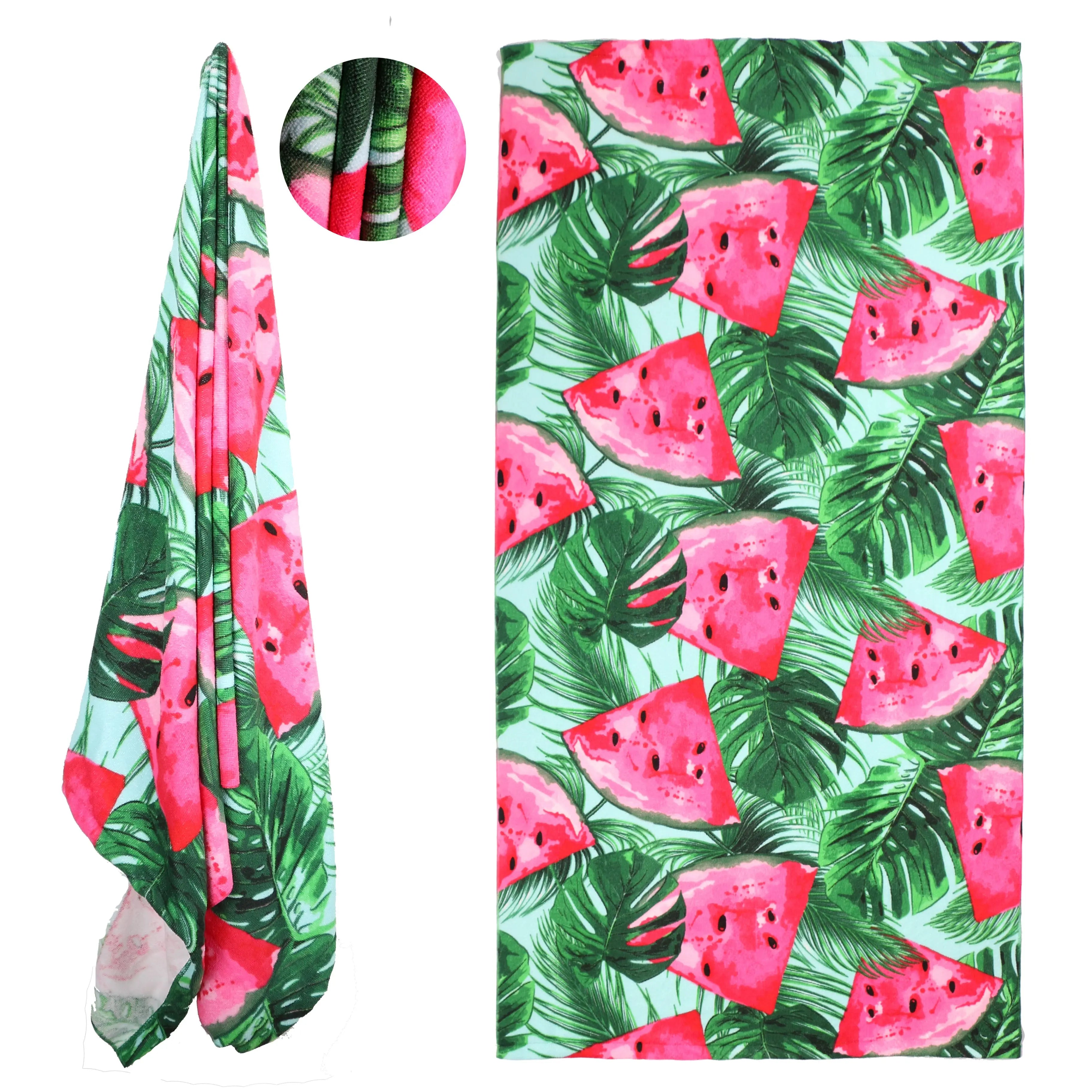 Serviette de Plage Digitale COASTY Green-75x150cm