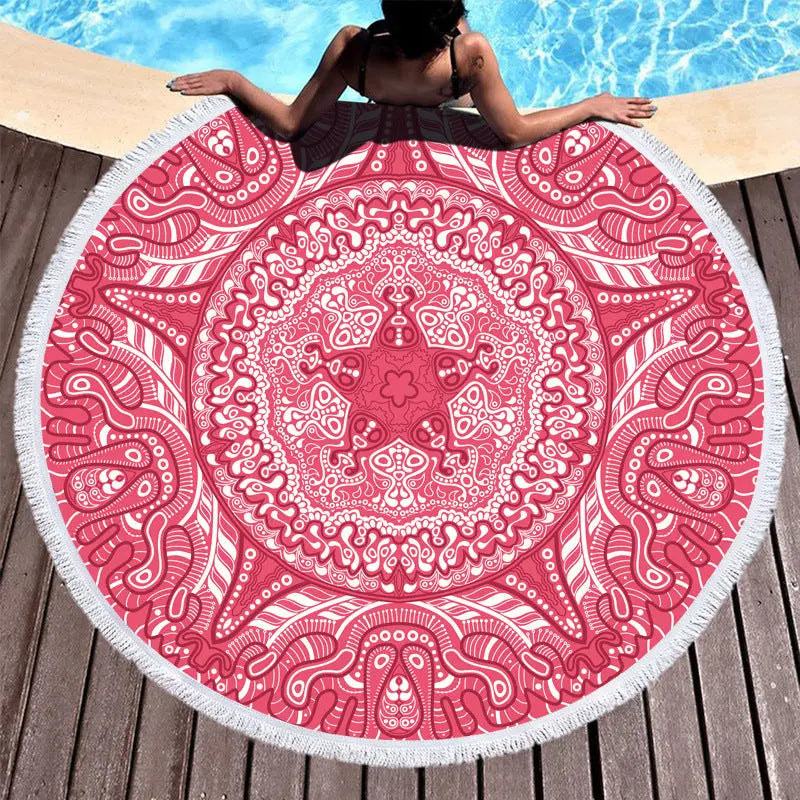 Serviette de Plage Géométrique ASTORIA 01-300g Polyester