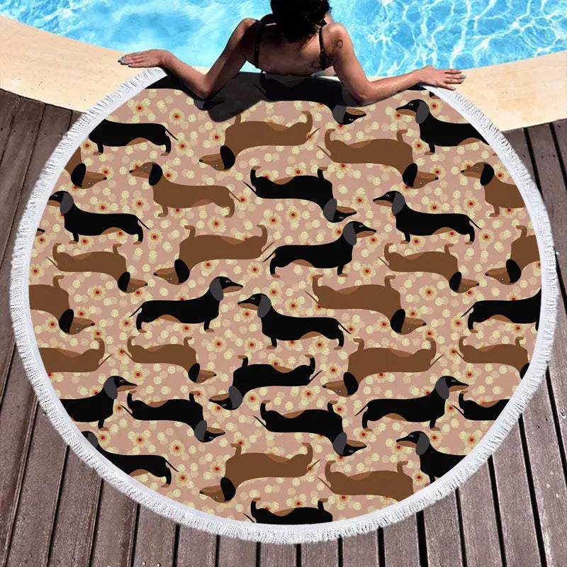 Serviette de Plage Imprimée ALMERA Color 6-Towel-460g