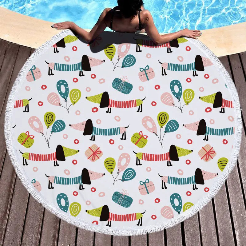 Serviette de Plage Imprimée ALMERA Color 4-Towel-460g