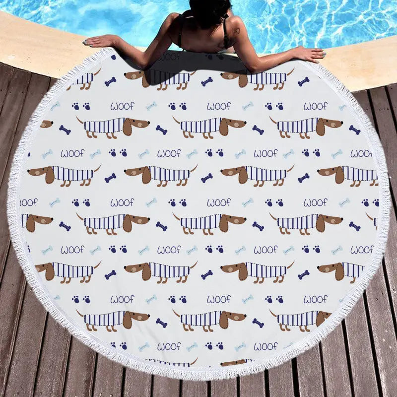 Serviette de Plage Imprimée ALMERA Color 3-Towel-460g