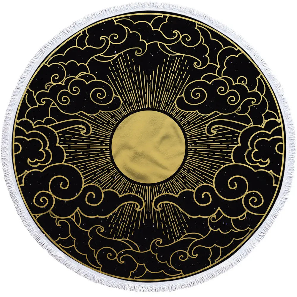 Serviette de Plage Imprimée BAHILI 12Black-460g