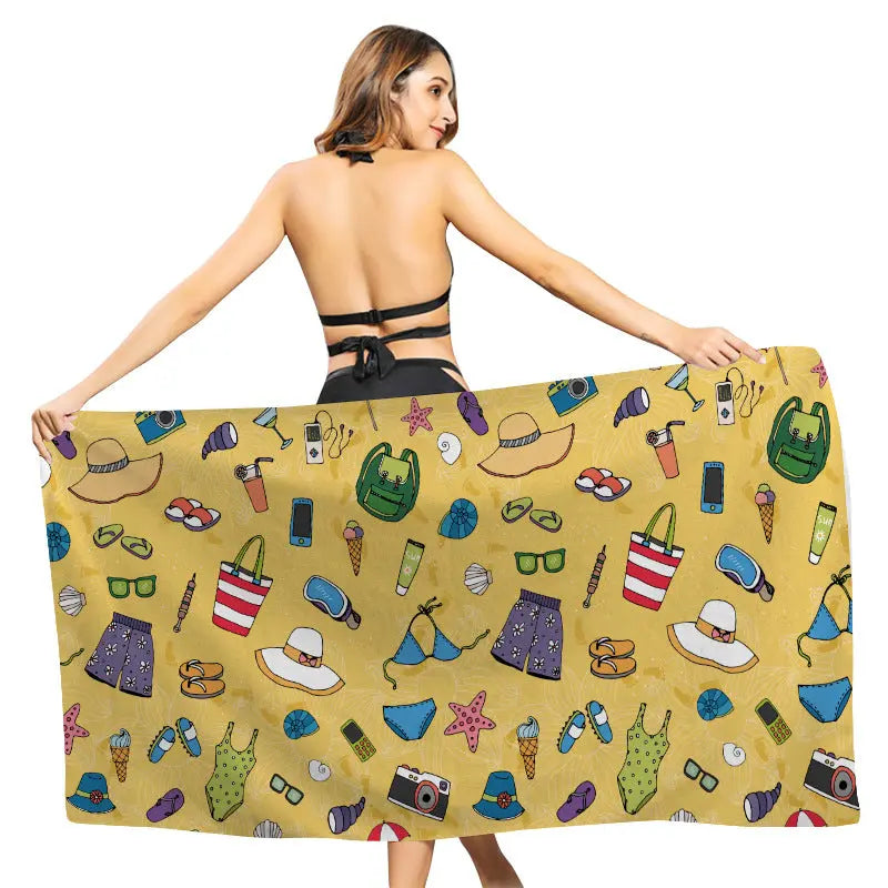 Serviette de Plage Imprimée NAOMI YJQ0793-70x35cm