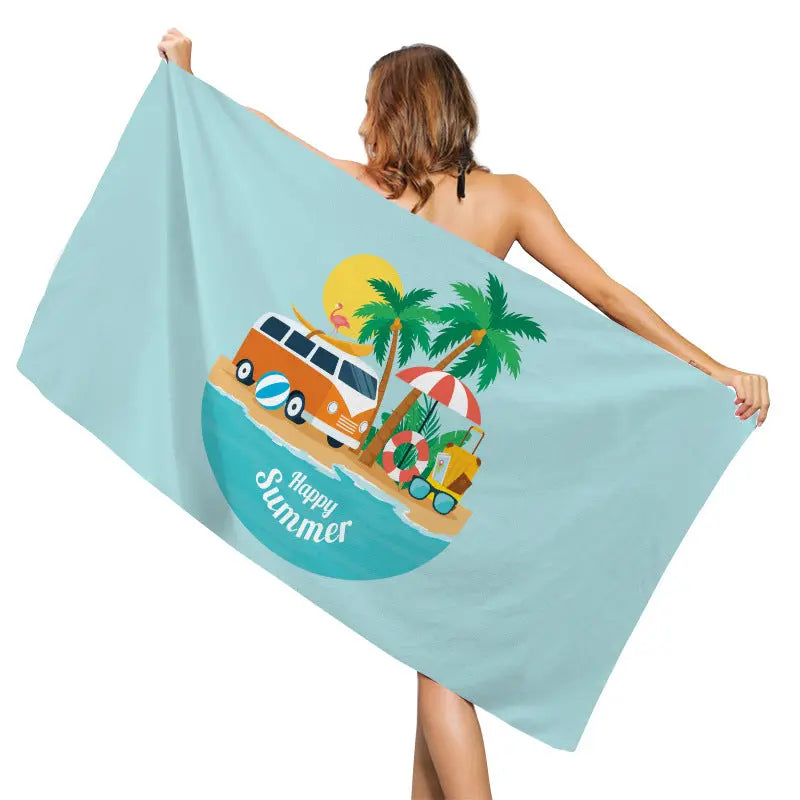 Serviette de Plage Imprimée NAOMI YJQ0797-70x35cm