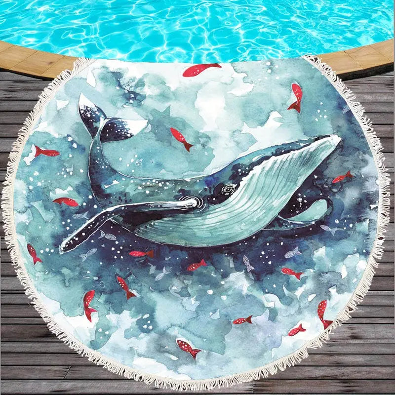 Serviette de Plage Imprimée OCEANA 010-150cm
