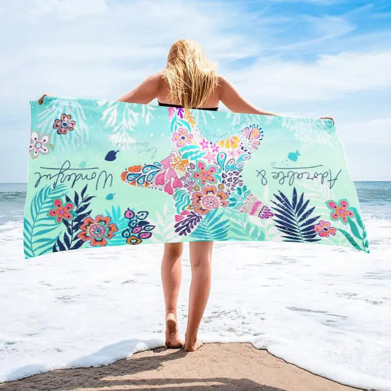 Serviette de Plage Imprimée VACANZA 21S-70x140 OPP bag