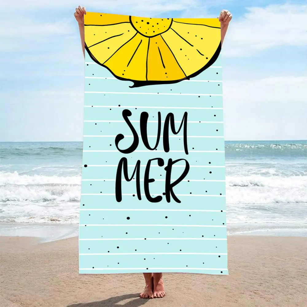 Serviette de Plage Imprimée VACANZA M2-70x140 mesh bag packaging