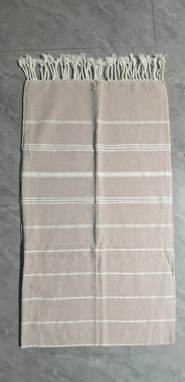 Serviette de Plage Luxe SABIT Turkish Stripe Khaki-70x140