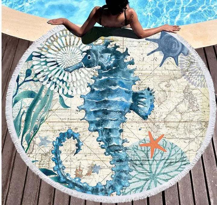Serviette de Plage Microfibre AZURE Style15-300gfinished polyestermaterial