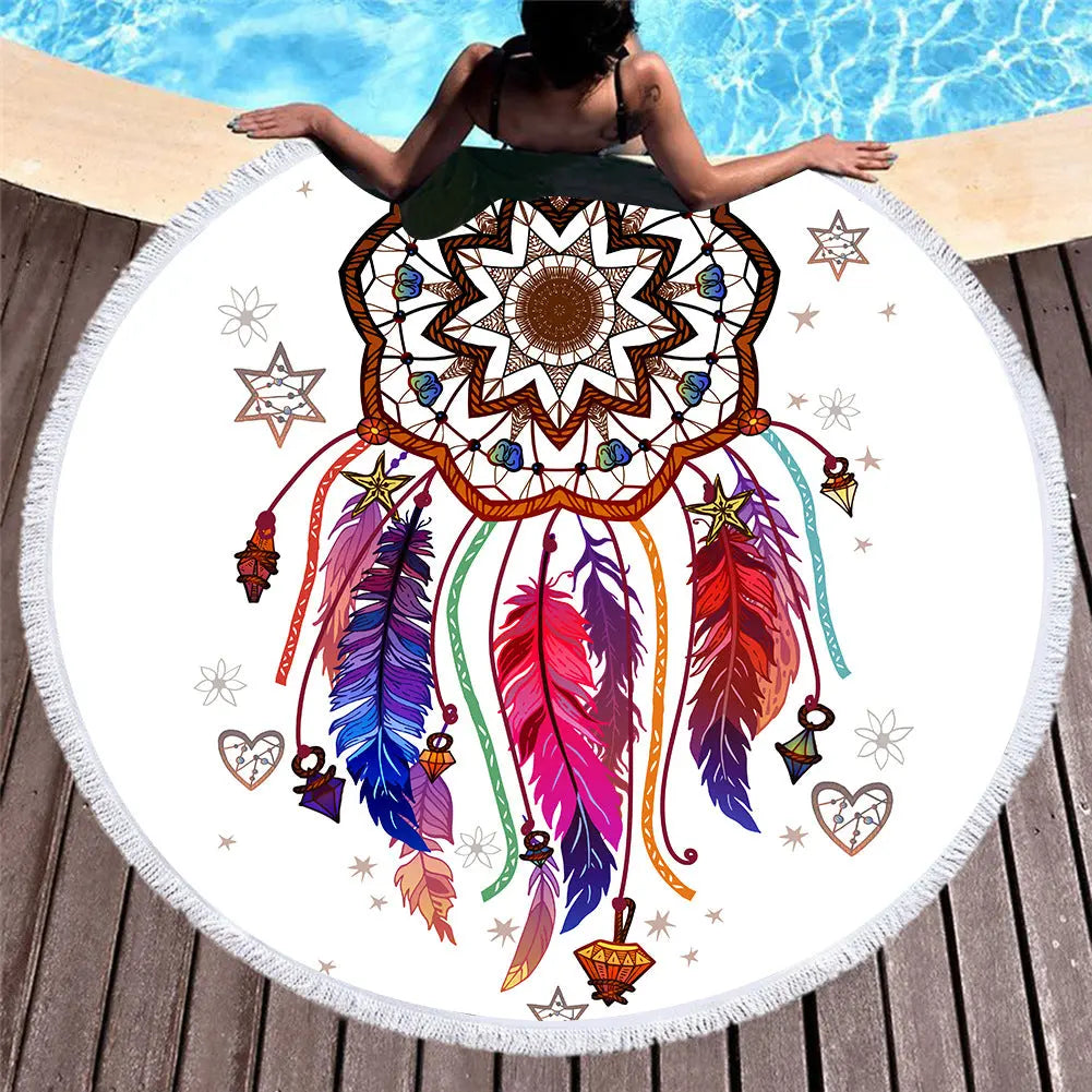 Serviette de Plage Microfibre BALI 9 style-150x150cm