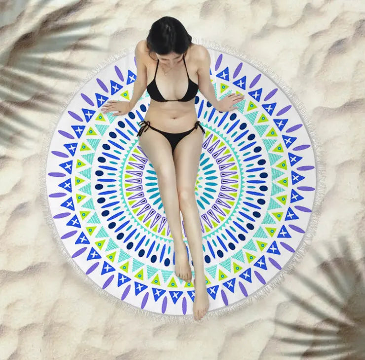 Serviette de Plage Microfibre CALYPSO K-150X150cm