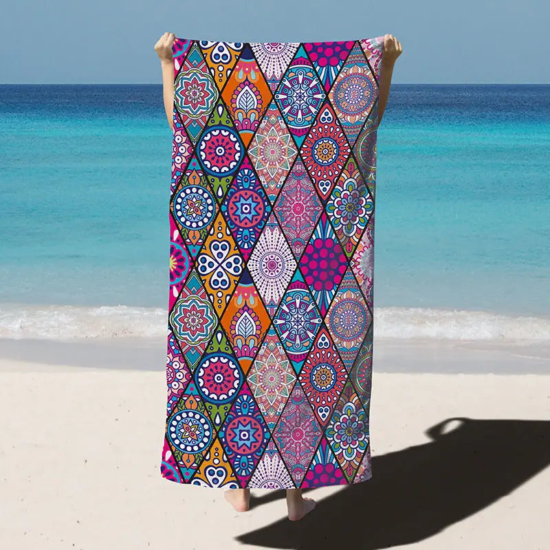 Serviette de Plage Microfibre SEABEE Bohemia-75x150cm