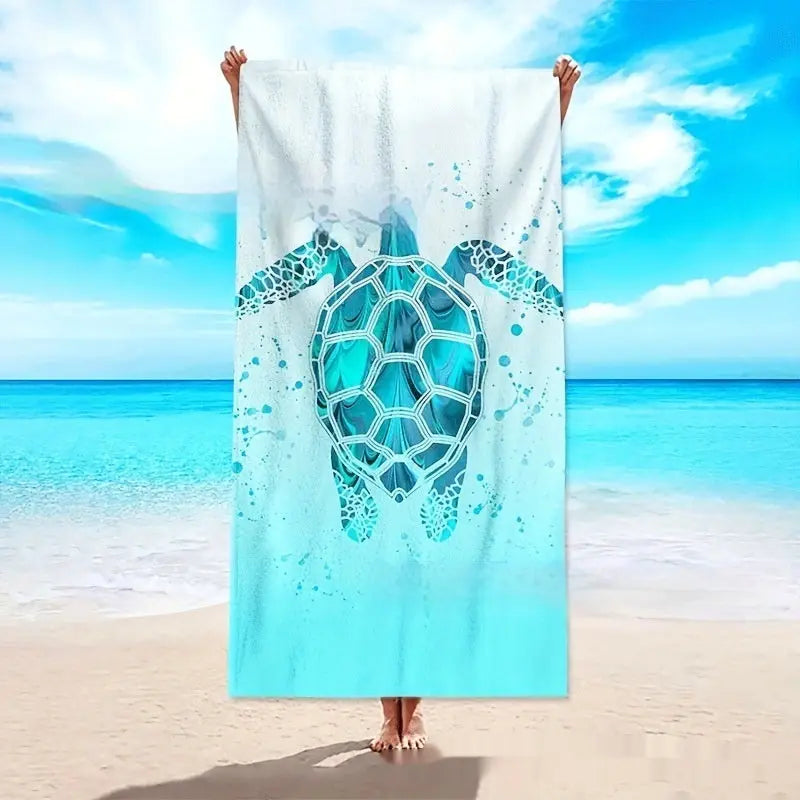 Serviette de Plage Océan Tortuga AL221012229-Microfiber 75x150CM