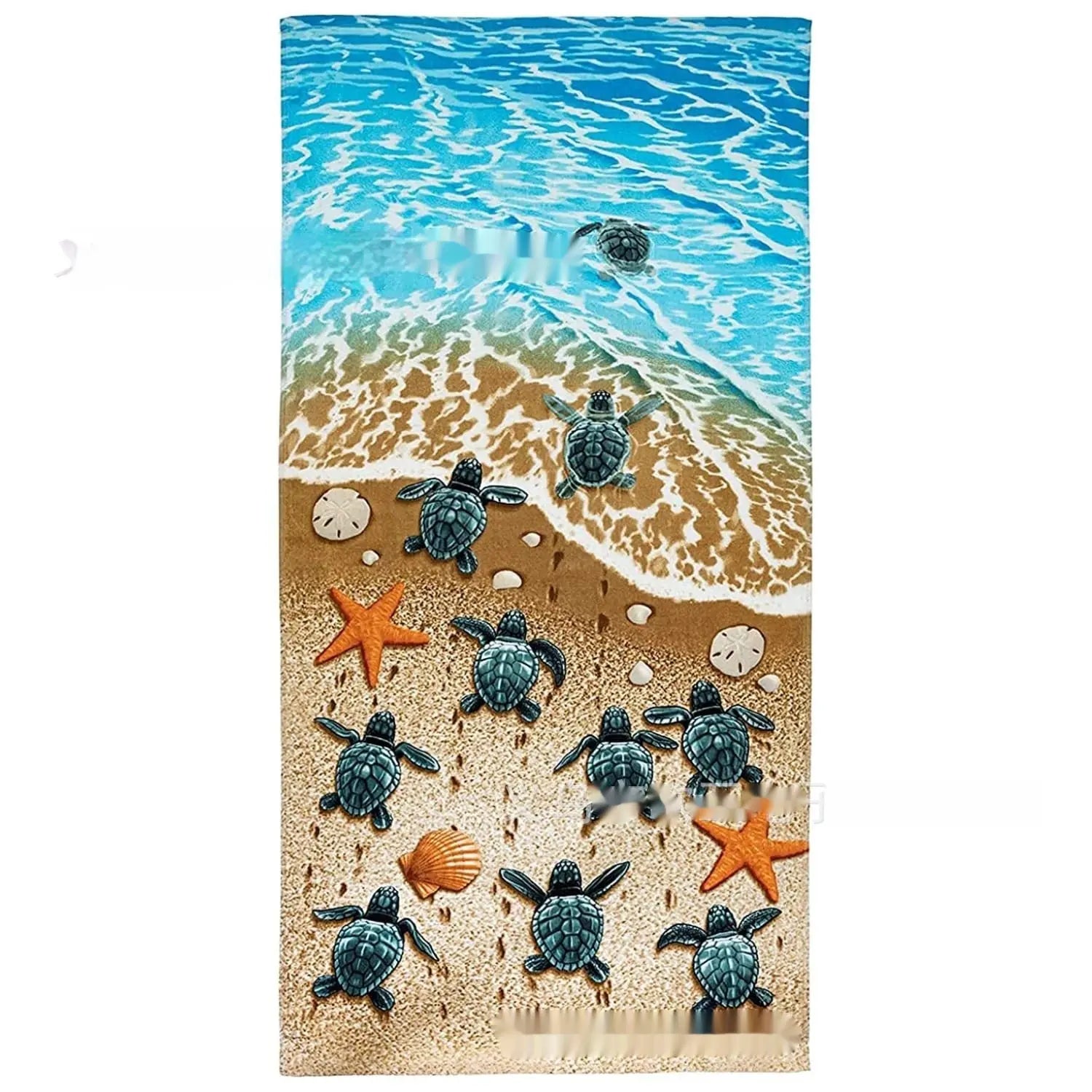 Serviette de Plage Océan Tortuga AL221012233-Microfiber 80x160CM