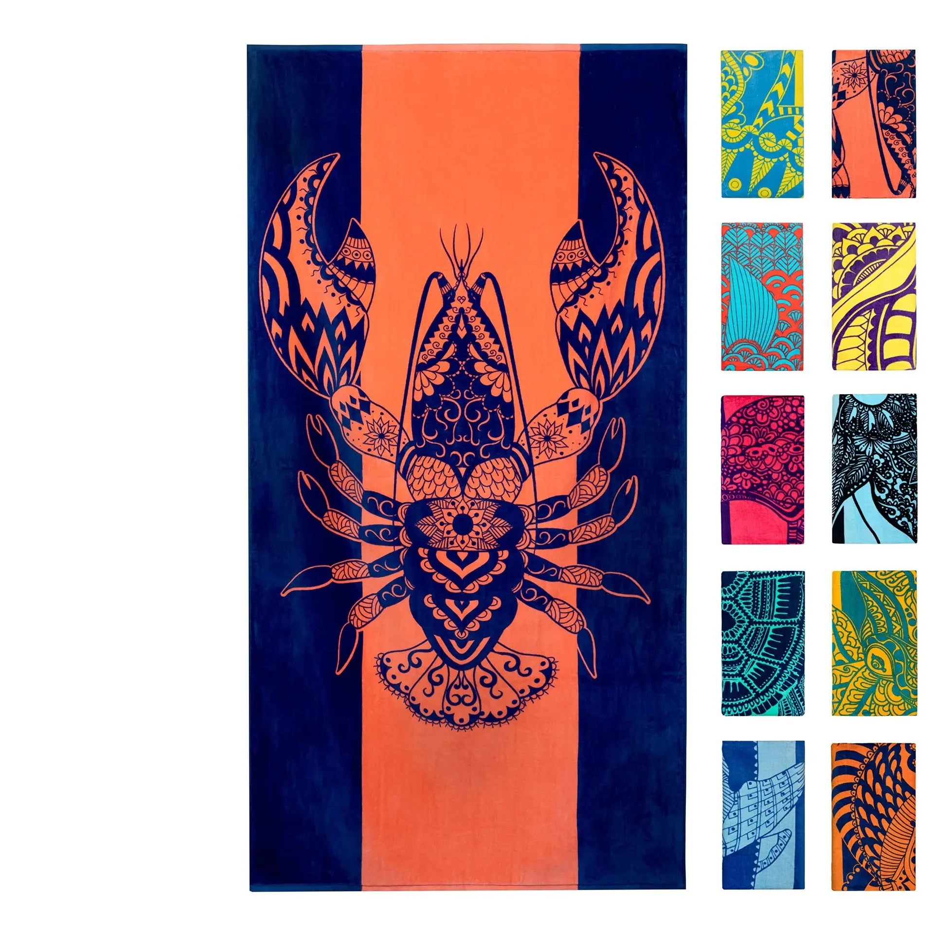 Serviette de Plage Océan Tortuga AL221012227-Microfiber 75x150CM
