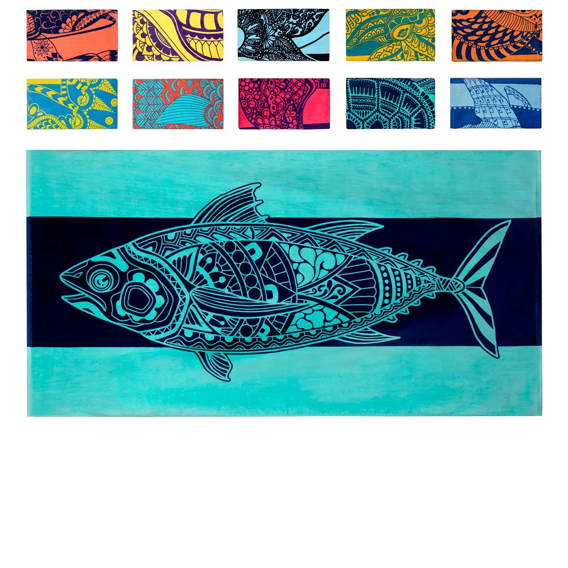 Serviette de Plage Océan Tortuga AL221012230-Microfiber 90x180CM