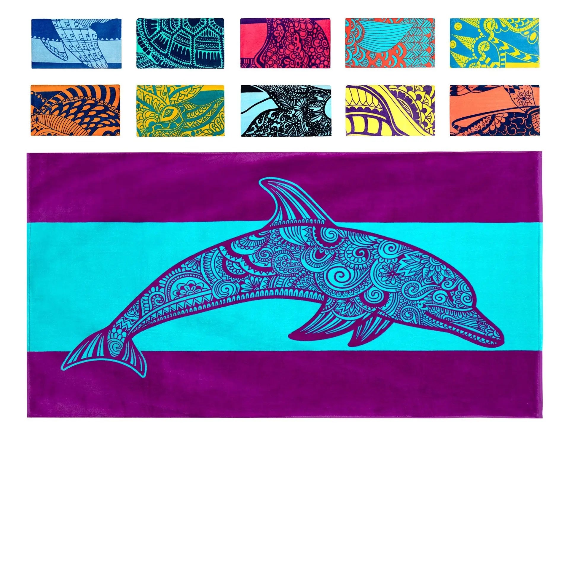 Serviette de Plage Océan Tortuga AL221012232-Microfiber 80x160CM