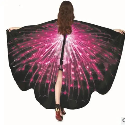 Serviette de Plage Papillon ISOLA Rose red-168x135cm