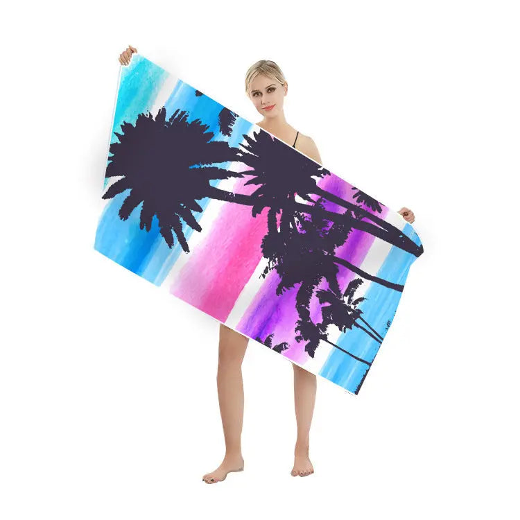 Serviette de Plage Séchage Rapide TULINO Coconut Tree-90X180cm